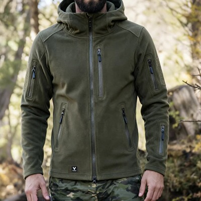 Ranger防风抗菌保温抓绒帽衫夹克