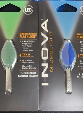 正品现货清仓处理美国艾诺华INOVA microlight LED钥匙扣手电筒