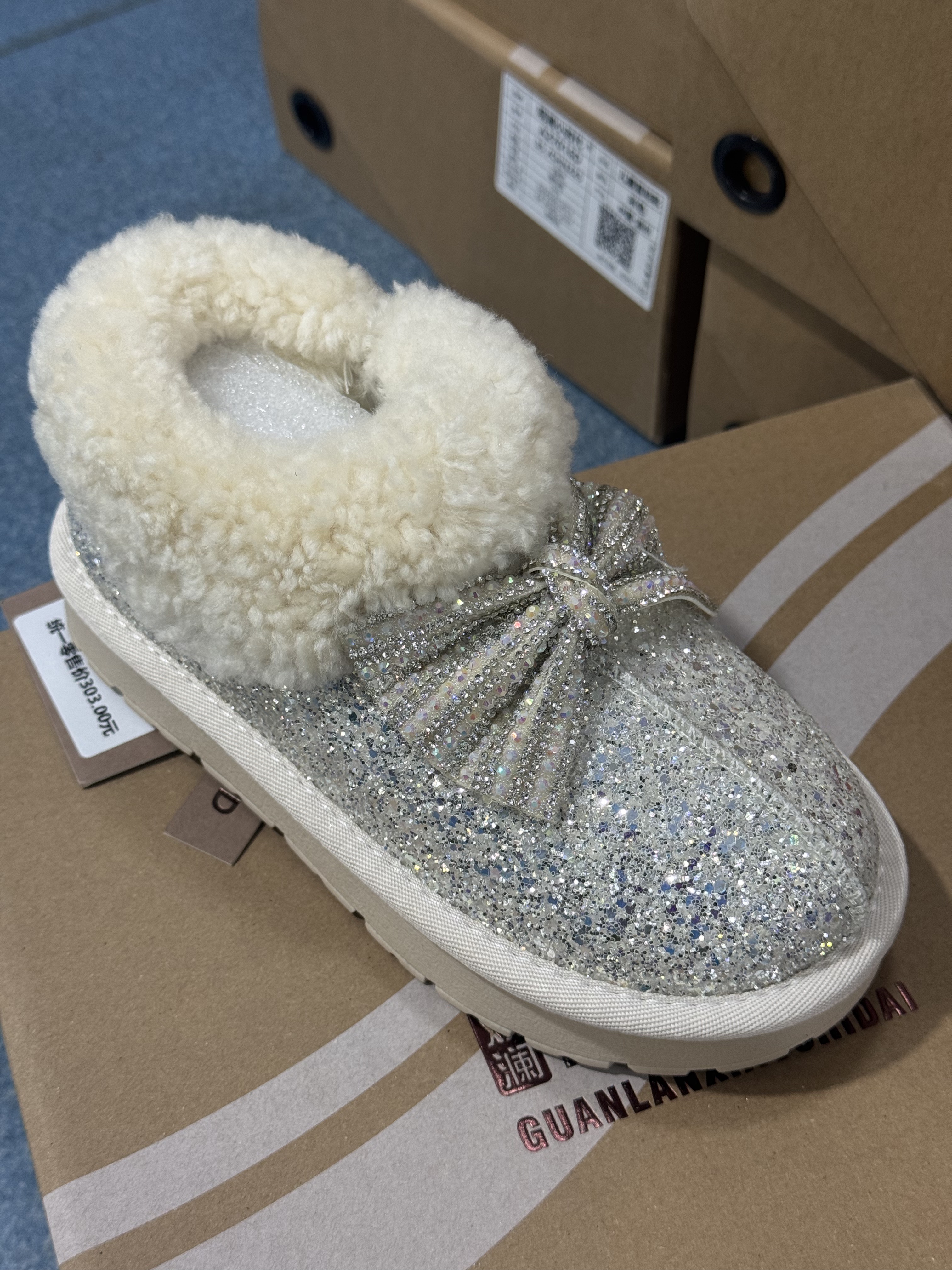 新款小时代儿童低帮雪地靴女童雪地靴