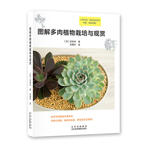 【3折包邮】图解多肉植物栽培与观赏 常见多肉植物这样养多肉植物种植养护图鉴多肉花卉栽培技术正版书籍