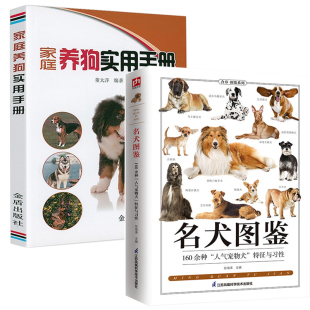 2册 160种人气宠物犬特征与习性 家庭养狗实用手册 名犬图鉴