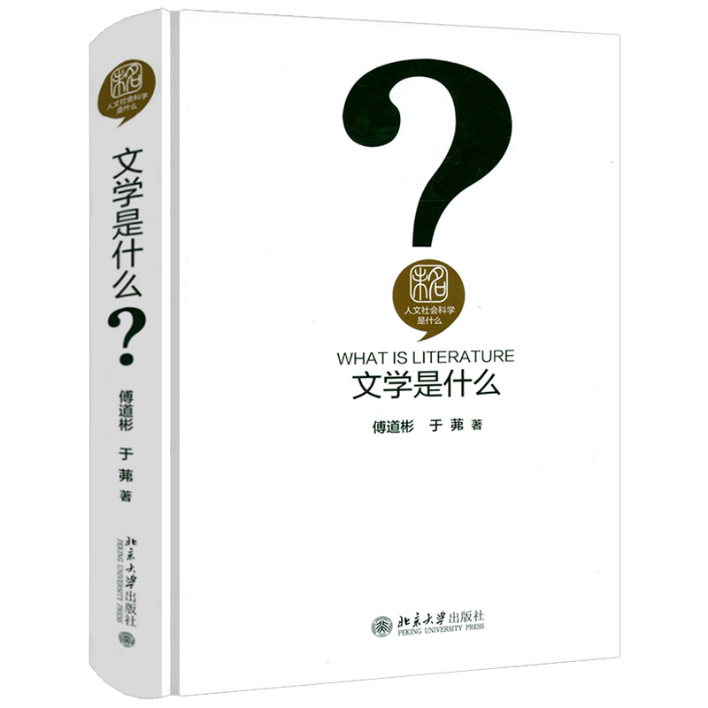 人文社会科学是什么：文学是什么（精装） 傅道彬 于茀 著文学理论通俗读物书籍