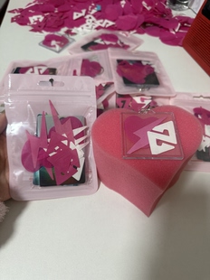 汪苏泷演唱会彩带收纳钥匙扣挂件5.2CM大正方形钥匙扣挂件包挂