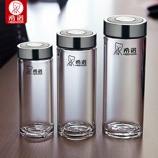 6017L 6016 希诺单层玻璃杯男便携大容量水杯车载泡茶杯子XN 6015