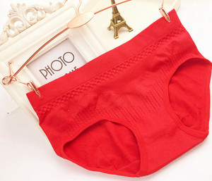 春夏无缝提臀收腹纯棉三角裤女低腰莱卡棉不起球全棉内裤性感透气