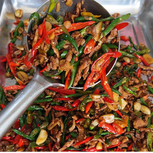 徐州特产辣椒炒肉丝260克每包