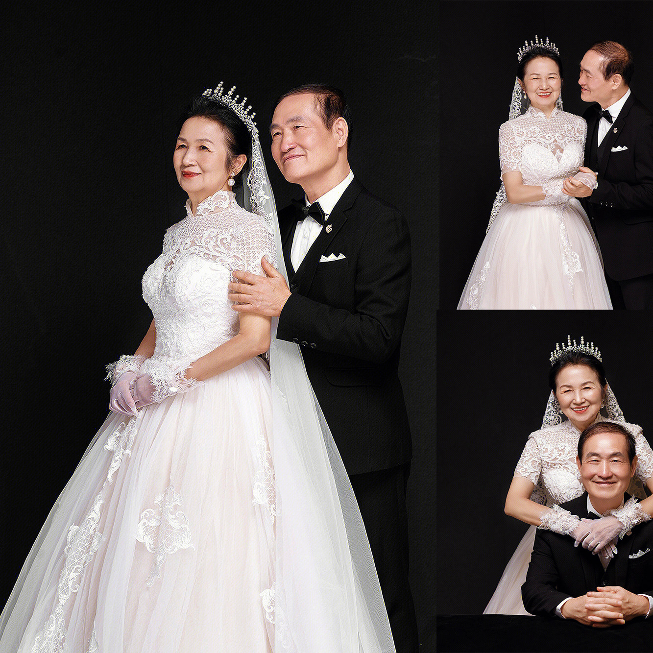 2024年新影楼展会中老年婚纱照样片父母金婚结婚纪念照x014