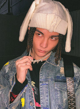 EVAE+国潮珍珠骷髅项链