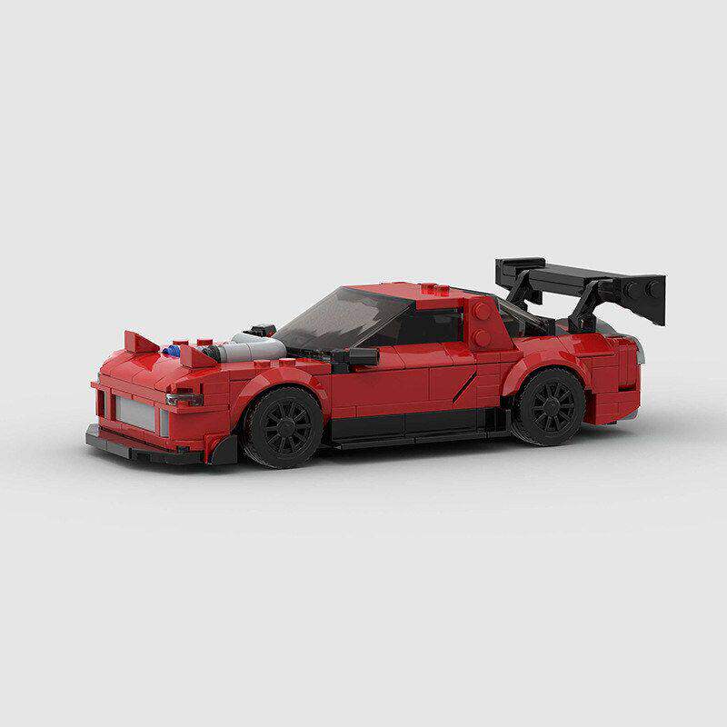 马自达RX7跑车GT赛车moc模型