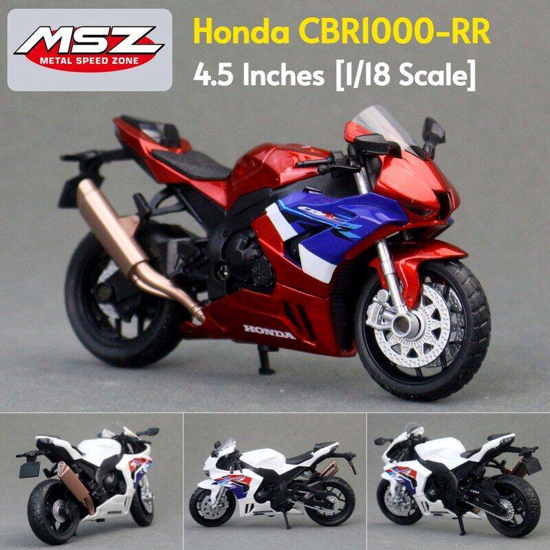 彩珀1:18本田CBR1000RR仿真合金车模摩托车儿童玩具车避震875759
