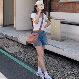 捷朗仕新款尼龙斜挎包女轻便多隔层休闲百搭女士化妆包通勤小挎包