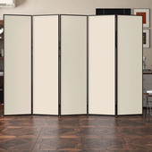 现代简约奶油风屏风隔断酒店客厅玄关折叠移动入户卧室办公室遮挡