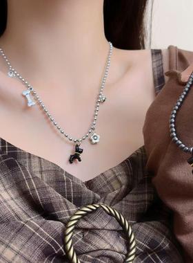 韩国东大门时尚ins风小熊项链