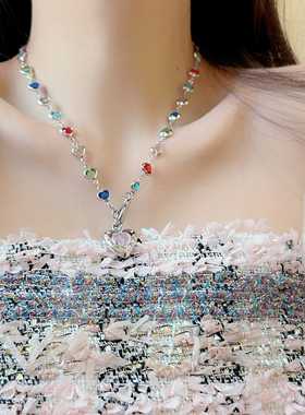 高级感多巴胺爱心小众彩色配饰