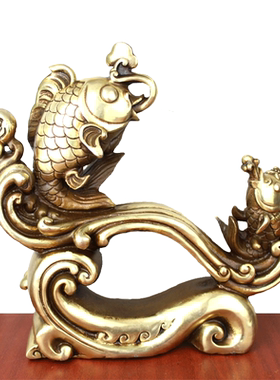 如意黄铜工艺品摆件家居装饰