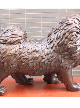 宇卓铜器纯铜藏獒黄铜工艺品摆件