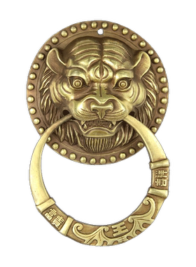 仿古门工艺品黄铜拉手兽头