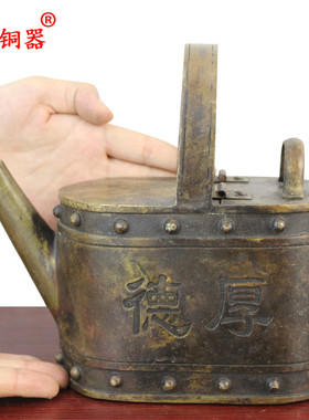 宇卓铜器纯铜壶黄铜壶油壶铜油壶工艺品摆件