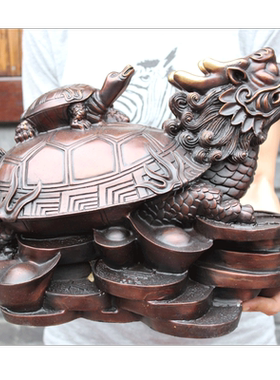 黄铜龙龟摆件工艺品