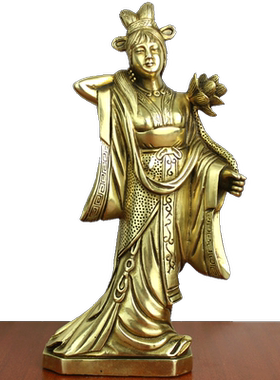 宇卓铜器八仙铜像吕洞宾张果老