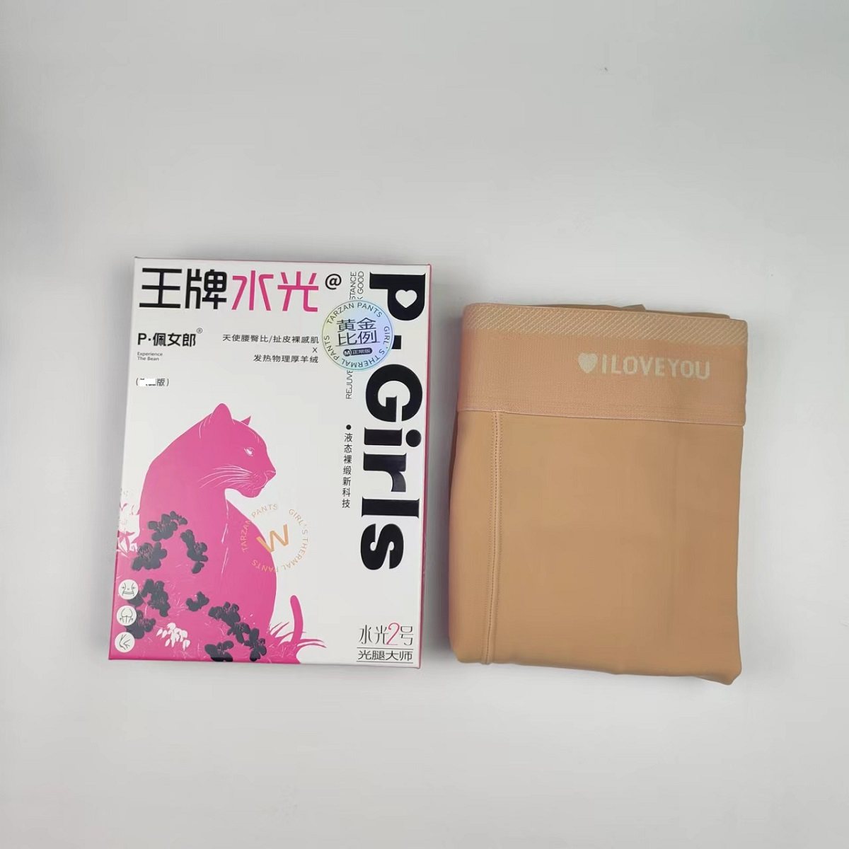 佩女郎8220裸感水光袜秋冬羊绒超自然光腿消失术2.0超自然打底袜