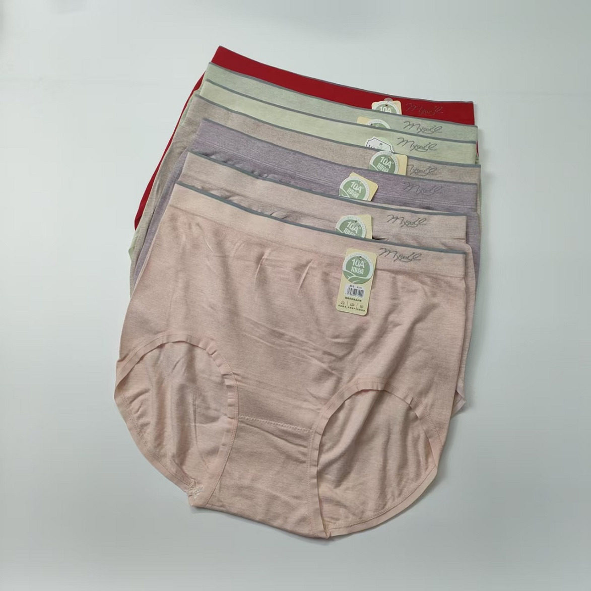 云茉儿R190高弹力内裤女加肥加大裸氨抑菌透气裆中腰妈妈包臀短裤,女士内衣/男士内衣/家居服,女三角裤,淘宝优惠券,粉丝福利购,淘宝优惠卷