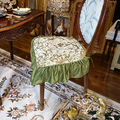 法式中古餐椅垫欧式复古餐桌桌布