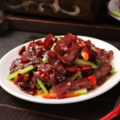 湘老蔡干牛肉200g小炒干锅均可