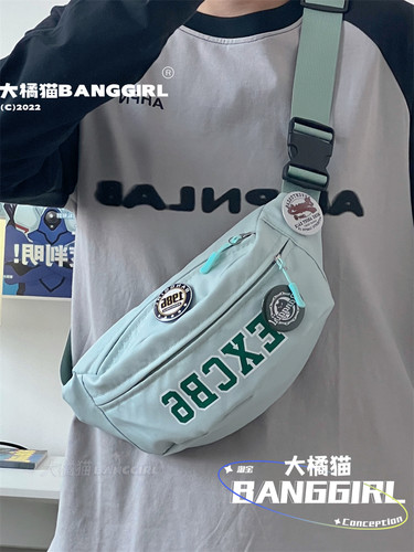 日系ins潮牌港风百搭腰包