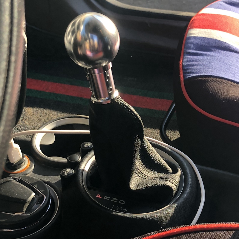 适用于宝马MINI R55 r56 r50自动挡排挡头个性改装金属头换档手球