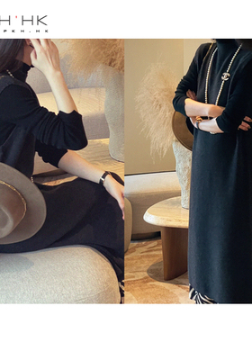 PKH.HK气质女装折扣店 可以单穿也可以叠搭全羊毛无袖背心连衣裙