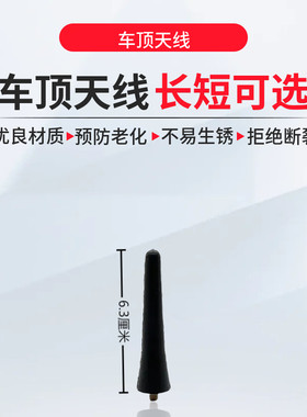适配奇瑞A3E5 瑞虎3 瑞虎5 旗云2 QQ冰淇淋 车顶短天线收音机天线