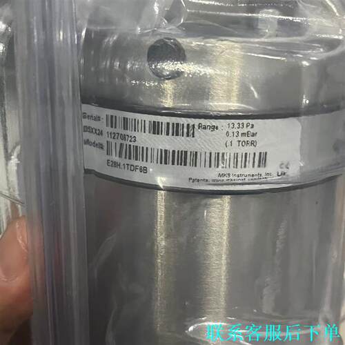 全新MKS真空压力计628H01TDE1B，测量范围133m议价