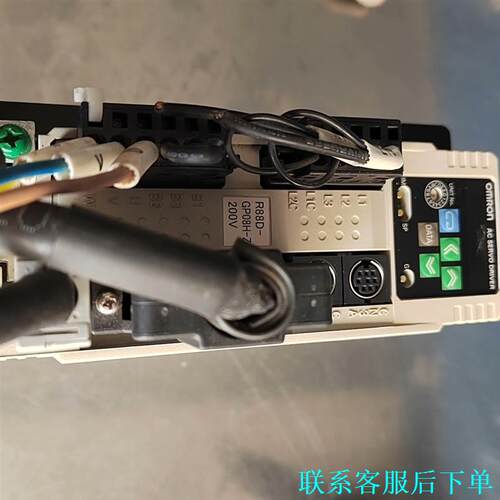 欧姆龙驱动器R88D-GP08H-Z，实物拍摄，成色如图。议价