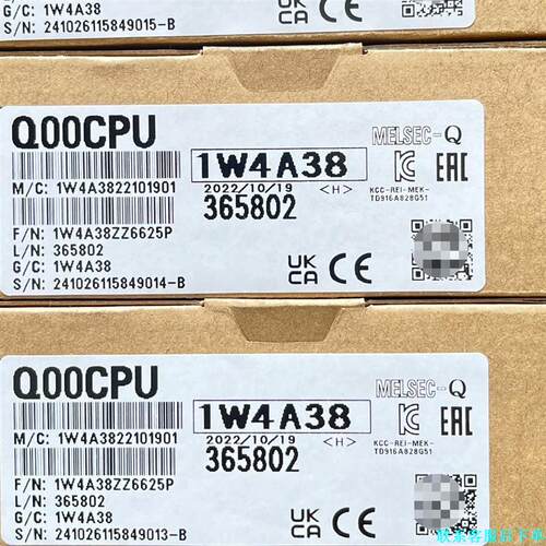 全新三菱Q00CPU模块 现货质保一年 330.议价