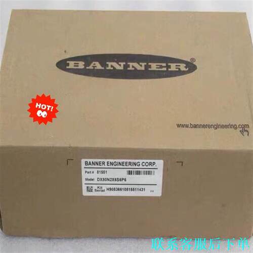 邦纳BANNER无线设备 DX80N2X6S6P6 货号81议价