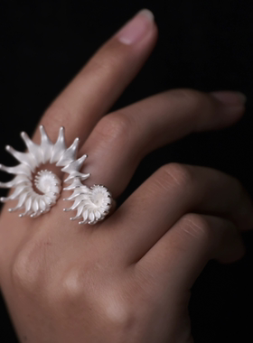 Nemo饰界原创纯银戒指手工女小众设计925饰品高级感气质首饰定制