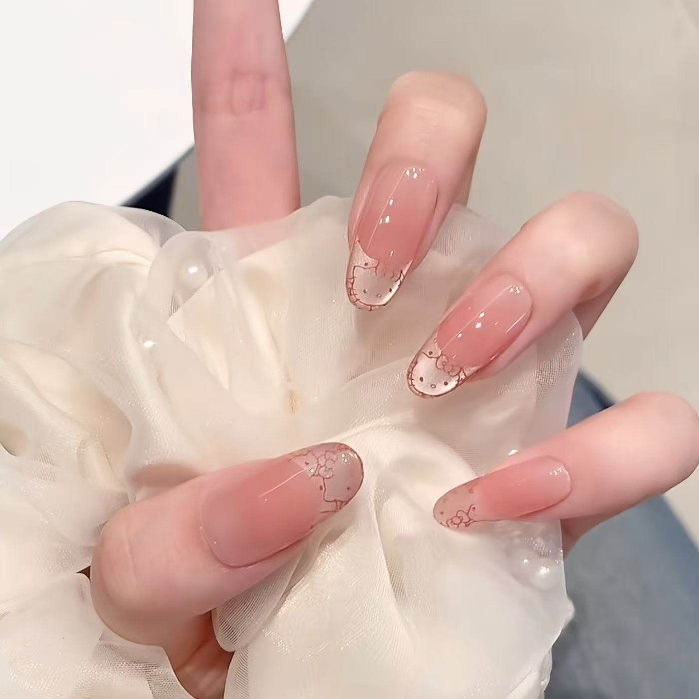 【新年】穿戴甲美甲2026新款显白法式少女粉温柔可爱美甲穿戴甲,彩妆/香水/美妆工具,穿戴甲/甲片,淘宝优惠券,粉丝福利购,淘宝优惠卷
