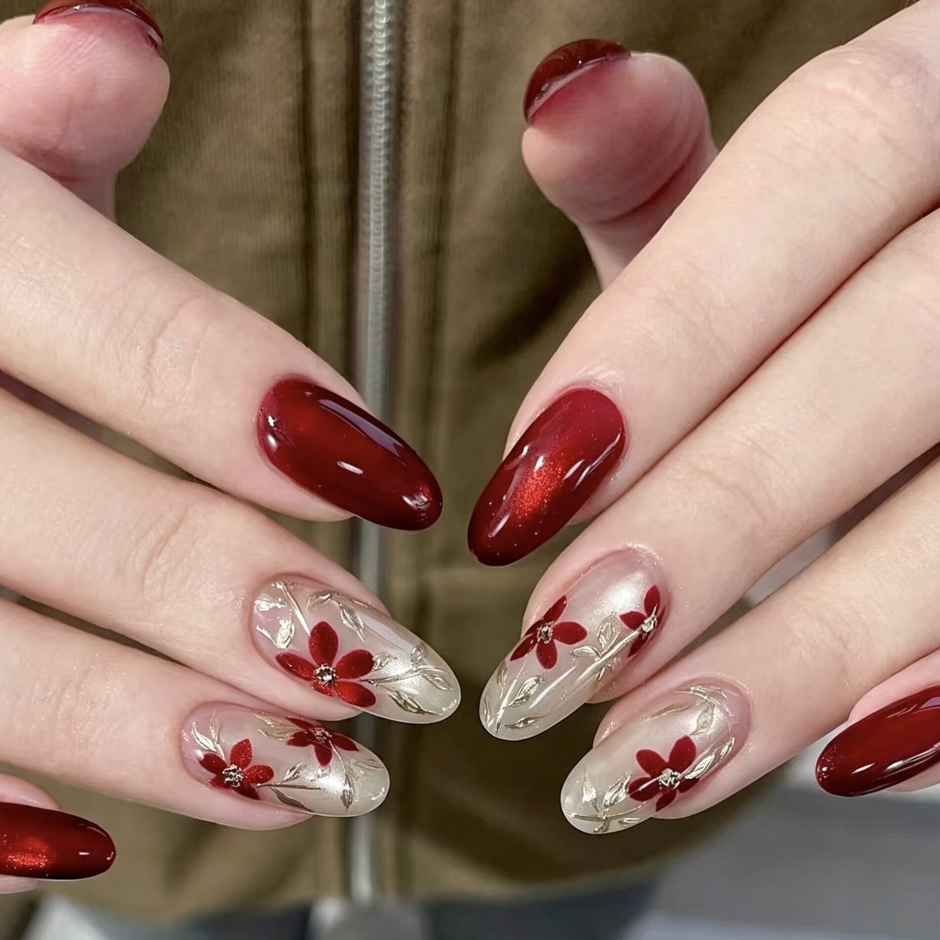 穿戴甲美甲2026新款高级手工贴片