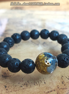 防辐射手串聚财招财正财偏财幸运天然手链水晶礼物男女礼品