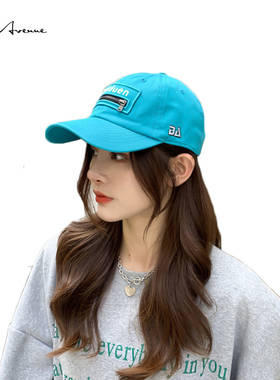 Bure Avenue软顶防晒棒球帽男女水洗纯棉鸭舌帽女遮阳帽百搭防晒