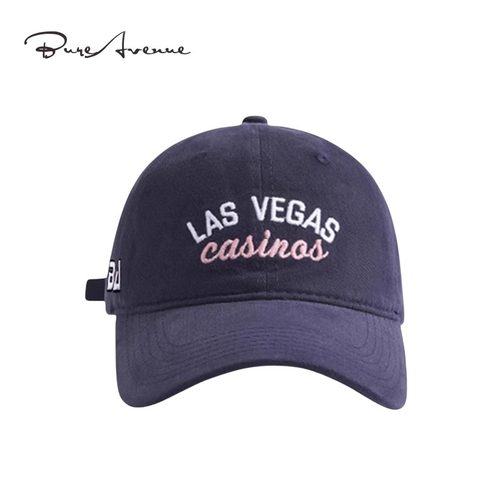 【正品现货】Bure Avenue字母LAS VEGAS绣鸭舌帽子百搭棒球帽男女