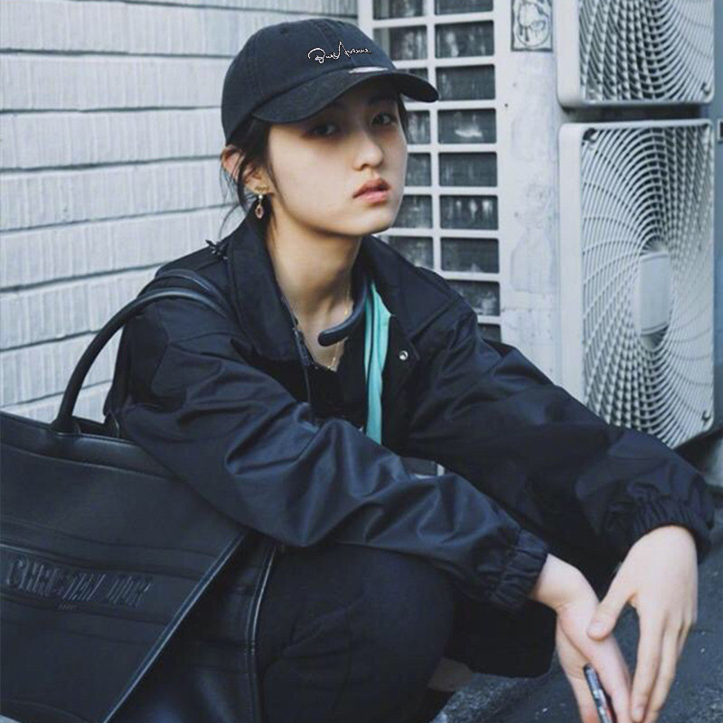 Bure Avenue向往的生活张子枫同款复古水洗做旧鸭舌帽百搭遮阳潮