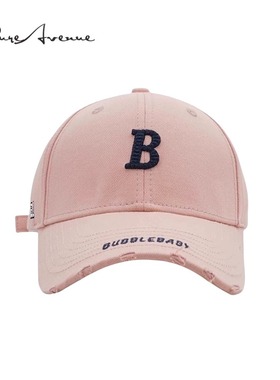 【正品现货】Bure Avenue简约字母B刺绣棒球帽子百搭鸭舌帽男女潮