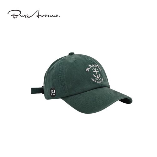 【正品现货】Bure Avenue水洗复古磨毛宽檐棒球帽遮阳刺绣鸭舌帽