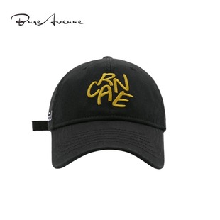 【正品现货】Bure Avenue字母CRANE刺绣鸭舌帽子百搭棒球帽男女潮