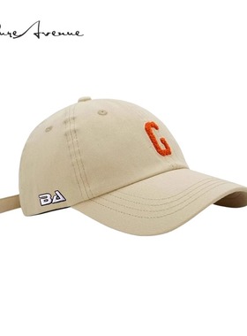 【正品现货】Bure Avenue春夏季G字母刺绣棒球帽防晒鸭舌帽子男女