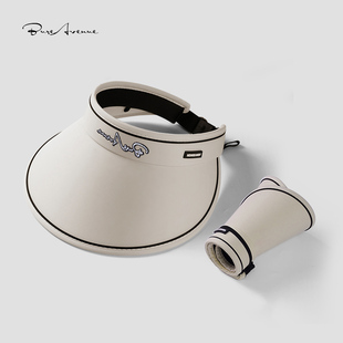 Bure Avenue大帽檐骑车防紫外线空顶防晒帽女太阳帽子遮阳帽遮脸