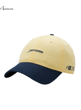 Bure Avenue棒球帽时尚拼色字母鸭舌帽潮牌男女防晒遮阳鸭舌帽子