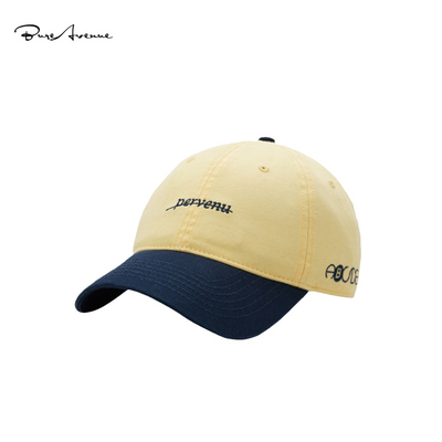 Bure Avenue棒球帽时尚拼色字母鸭舌帽潮牌男女防晒遮阳鸭舌帽子